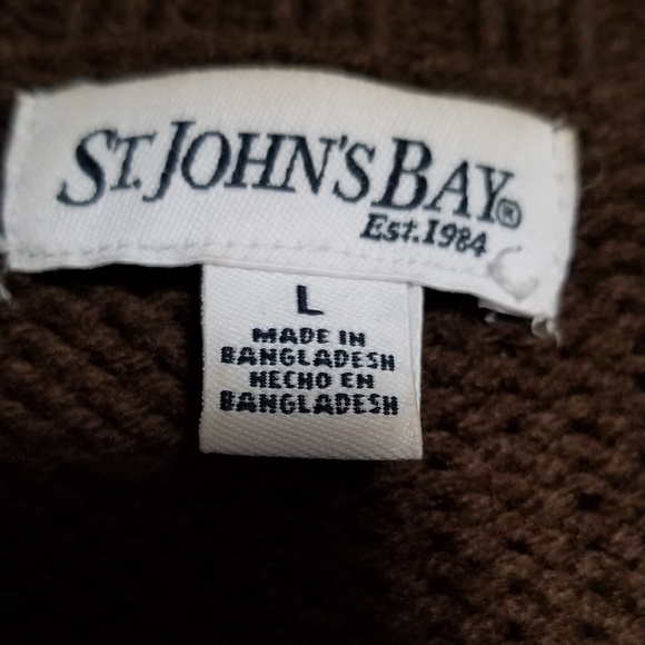 Full Snap Front Brown/Chunky Cardigan - Picture 2 of 6